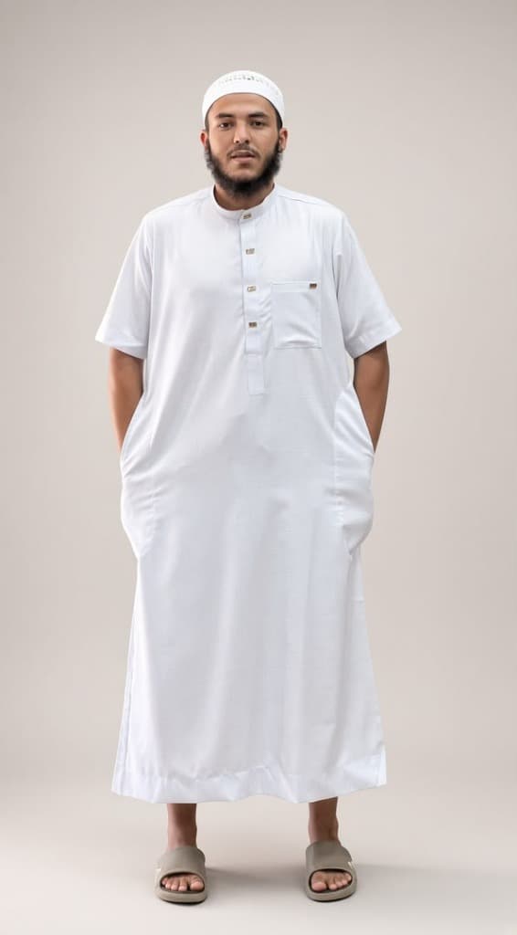 قميص أبيض شرعي